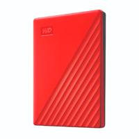 DISCO DURO EXTERNO WD MY PASSPORT 1TB 2.5 PORTATIL USB3.0 ROJO WINDOWS BACKUP ENCRIPTACION