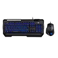 KIT TECLADO Y MOUSE THERMALTAKE/COMMANDER V2 /NEGRO/MEMBRANA/2500 DPI/USB/3 LED - CM-CMC-WLXXMB-SP