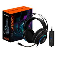 Soporte para audifonos headset gamer atlas pro hrx20 balam rush acteck rgb  alambrico 2 puertos usb