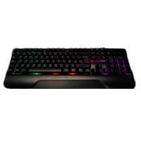 TECLADO GAMER BALAM RUSH APOLO KG310 / ALAMBRICO USB / ILUMINACION LED / REPOSAMUÑECAS / 105 TECLAS / NEGRO / BR-931359