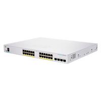 Switch Cisco Business Cbs 24 Puertos 101001000 Mbps Administrable 4 Puertos 10G Sfp Poe CBS350-24P-4X-NA - CISCO