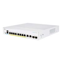 SWITCH CISCO BUSINESS CBS, 8 PUERTOS 10/100/1000 2 PUERTOS COMBINADOS SFP/GIGABIT DE COBRE, SMART ADMINISTRACIN BSICA, POE - CBS250-8P-E-2G-NA