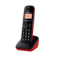 Telefono Panasonic KxTgb310Mer Inalambrico Pantalla Lcd Color Ambar 50 Numeros En Directorio Bloque De Llamadas No Deseadas Volumen De Receptor Localizador De Auricular  Rojo KX-TGB310MER - KX-TGB310MER