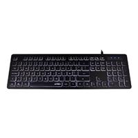 TECLADO ACTECK INSPIRE TS425 / ALAMBRICO USB / RETROILUMINADO / MULTIMEDIA / ESPAÑOL / 105 TECLAS / NEGRO / AC-932618