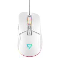 MOUSE OCELOT CREATORS ALAMBRICO/BLANCO/RGB/7 BOTONES/HASTA DPI 7200/OCELOT GAMING OCM WHITE PEARL - Código: OCM WHITE PEARL | Compra en Guadalajara