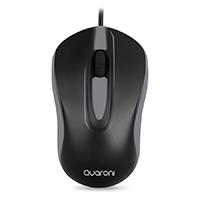 MOUSE OPTICO QUARONI ALAMBRICO COLOR GRIS 1200 DPI MAQ01G - Código: MAQ01G | Compra en Guadalajara