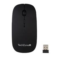 SLIDE BLACK RECHARGEABLE MOUSE  BLACK WIRELESS INCLUDES MOUSEPAD - Código: TZ18MOUINAMP-NG | Compra en Guadalajara