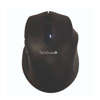 TECHZONE MOUSE INALAMBRICO 6 B  OTONES SILENCIOSOS 2400 DPI NEGRO - Código: TZMOUG205-INA | Compra en Guadalajara