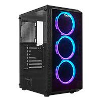 GABINETE OCELOT GAMING OG-C E1 / MID TOWER / ATX M-ATX ITX / PANEL LATERAL Y FRONTAL DE CRISTAL TEMPLADO / NO INCLUYE VENTILADORES / ENFRIAMIENTO LIQUIDO HASTA 240MM / GPU HASTA 285MM / COLOR NEGRO OG-C E1 - Código: OG-C E1 | Compra en Guadalajara