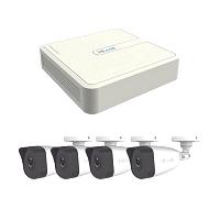 Kit IP 4 Megapixel / NVR de 4 Canales con 4 Puertos PoE / 4 Cámaras IP Bala para Exterior KIP4MP/4B - Código: KIP4MP/4B | Compra en Guadalajara