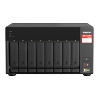 NAS QNAP TS-873A-8G-US /8 BAHIAS SATA DE 3,5 /NCLEO CUADRUPLE 2.2GHZ/ 8GB DDR4 HASTA 64 GB/ LAN 2,5 GBE X2/ USB 3.2 X2/HOT SWAP/ SOPORTA M.2 2280/ NO INCLUYE DISCOS