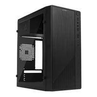 GABINETE ACTECK KIOTO GC220 / MICRO ATX SLIM / MICRO ATX, MINI ITX / FUENTE 500W / PANEL ACRILICO, METAL / NEGRO / AC-933063