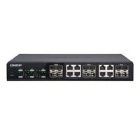 QNAP QSW-M1208-8C-US MANAGEMENT SWITCH 12 PORT OF 10GBE PORT SPEED 4 PORT SFP 8 PORT SFP/ NBASE-T COMBO SUPPORT FOR 5-SPEED AUTO NEGOTIATION 10G/5G/25G/1G/100M - Código: QSW-M1208-8C-US | Compra en Guadalajara
