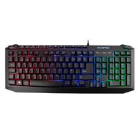 TECLADO GAMER BALAM RUSH BALACK KG320 / ALAMBRICO USB / ILUMINACION LED / MULTIMEDIA / ESPAÑOL / 118 TECLAS / NEGRO / BR-929622