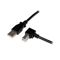 Cable Adaptador Usb De 2M Para Impresora Acodado  1X Usb A Macho  1X Usb B Macho En Angulo Derecho  Startechcom Mod Usbab2Mr USBAB2MR - USBAB2MR