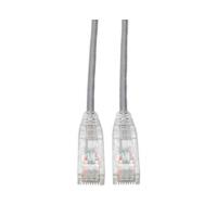 CABLE ETHERNET TRIPP-LITE N201-S01-GY CABLE ETHERNET UTP DELGADO SNAGLESS CAT6 GIGABIT (RJ45 M/M), GRIS, 30.5 CM [1 PIE]