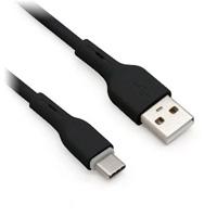 CABLE BROBOTIX USB-A V2.0 A USB-C PVC 1.0M NEGRO