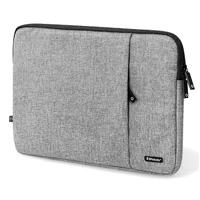 FUNDA BROBOTIX DE NEOPRENO PARA LAPTOP 15.6 PULGADAS,COLOR  GRIS