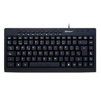 TECLADO BROBOTIX  MINI MULTIMEDIA, ALAMBRICO USB, NEGRO