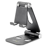 Soporte De Escritorio Para Celular Y Tablet  Multi Angulo  Plegable  Portatil  En Aluminio Y De Color Negro Usptlstndb  Startechcom Mod Usptlstndb USPTLSTNDB - USPTLSTNDB