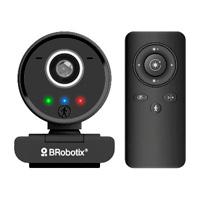 CAMARA WEB BROBOTIX FULL HD 1080P, SEGUIMIENTO AUTOMATICO GIRO 360° MICROFONO INTEGRADO, USB 2.0, INCLUYE TRIPIE