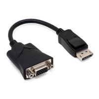 ADAPTADOR BROBOTIX DISPLAYPORT MACHO A VGA HEMBRA, NEGRO