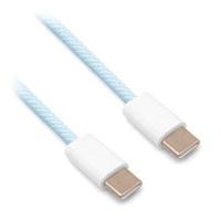 BRobotix Cable Carga Rápida USB Tipo C A Tipo C Tejido 1 mColor Azul 6001554 - Código: 6001554 | Compra en Guadalajara