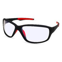 LENTES BROBOTIX ANTIRADIACION PARA COMPUTADORA, GAMER, NEGRO/ROJO MATE