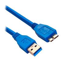 CABLE BROBOTIX USB-A V3.0 A USB-B, 0.6 M, AZUL