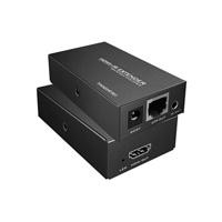 EXTENSOR BROBOTIX HDMI RJ45, 1 VIA CAT5E 50MTS INFRAROJO