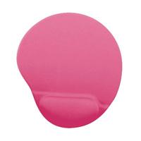 MOUSE PAD BROBOTIX CON ALMOADILLA DE GEL, ANTIDERRAPANTE, ROSA