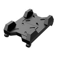 SOPORTE BROBOTIX PARA CPU CON RUEDAS PLASTICO NEGRO