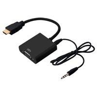 Convertidor HDMI A VGA BROBOTIX 110964N Convertidor HDMI A VGA C/Audio 3.5 Negro BROBOTIX 110964N - Código: 110964N | Compra en Guadalajara