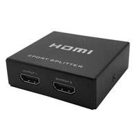 VIDEO SPLITTER HDMI BROBOTIX 2 DISPOSITIVOS A 1 PC, 2K  - 4K, NEGRO 