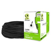 Bobina De Gel BROBOTIX 183055 Bobina UTP CAT5e 305 M Exterior Con Gel Negro CCA BROBOTIX 183055 - Código: 183055 | Compra en Guadalajara