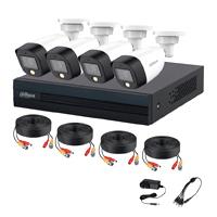 Kit De 4 Canales Full Color De 2 Mp Dvr CooperI Wizsense Con Ia H265 4 Camaras Full Color De 2 Megapixeles 4 Ch  1 Ip O Hasta 5 Ch Ip 4 Ch Smd Plus Busqueda De Humanos Y Vehiculos Accesor DH-KIT/XVR1B04-I/4-HFW1209CN-LED-0280B - DH-KIT/XVR1B04-I/4-HFW1209CN-LED-0280B