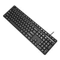 TECLADO ALAMBRICO TARGUS AKB30ES, USB, ESTANDAR, QWERTY, COLOR NEGRO.