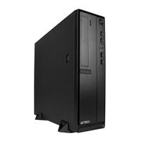 Gabinete Acteck Mini Torre Slim Lubeck Gs660  Ac932530  Fuente 500W  Micro Atx Y Mini Itx  Usb 30  Ventilador Negro AC-932530 - AC-932530