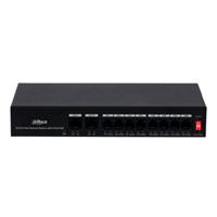 Switch  Poe Dahua  De 10 Puertos Fast Ethernet 8 Puertos Poe 2 Puertos Uplink 65 Watts Totales Soporta Poe Watchdog Switching 20 Gbps Con Proteccin De Descargas DH-PFS3010-8ET-65 - DH-PFS3010-8ET-65