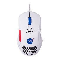 MOUSE GAMER NASA BY TECHZONE NS-GM03 ALAMBRICO LED RGB BLANCO 7 BOTONES HASTA 6400 DPIS NS-GM03 - Código: NS-GM03 | Compra en Guadalajara