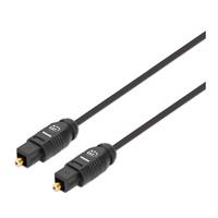 CABLE AUDIO,MANHATTAN,356060, TOSLINK M-M 1.0M NEGRO