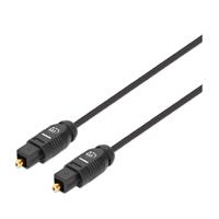 CABLE AUDIO,MANHATTAN,356077, TOSLINK M-M 2.0M NEGRO