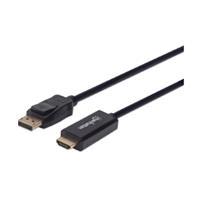 CABLE DISPLAYPORT,MANHATTAN,153195, - HDMI M-M 4K  1.0M