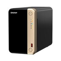 NAS QNAP TS-264-8G /2 BAHIAS NUCLEO CUADRUPLE HASTA 2.9 GHZ, 8 GB EN RAM, /2 LAN 2,5 GBE/USB 3.2 X2/SATA/HOT-SWAP/ SIN DISCOS/ HDMI 2.0/ HASTA 40 TB/ CELERON N5095