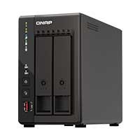 NAS QNAP TS-253E-8G / 2 BAHIAS / TORRE / INTEL CELERON 4NUCLEOS 2.6GHZ / 8GB RAM DDR4 / LAN 2,5GBE(2) / WAKE ON LAN / HDMI(2) / USB 3.2(2) / USB 2.0 (2) / SOPORTA M.2 2280(2) / NO INCLUYE DISCOS