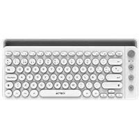 TECLADO ACTECK UNY COMP TI685 / INALAMBRICO / DUAL / MULTIDISPOSITIVO / TKL / ESPAÑOL / 88 TECLAS / BLANCO  / AC-934190