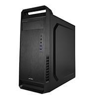 GABINETE ACTECK ROMA GM670 / MEDIA TORRE / ATX, MICRO ATX, MINI ITX / FUENTE 500W / METAL / NEGRO / AC-932592