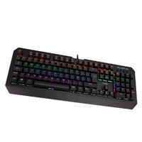 TECLADO GAMER BALAM RUSH HAVOC KG740 / ALAMBRICO USB / MECANICO / ILUMINACION LED / TECLAS PROGRAMABLES / MULTIMEDIA / ESPAÑOL / 105 TECLAS / NEGRO  / BR-929660