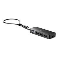 Replicador De Puertos Hp Travel Hub G2Conexion Por UsbC 1 Hdmi 1 Vga 2 UsbA 30 7PJ38AA - 7PJ38AA