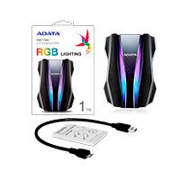 Disco Duro Externo Adata Hd770G 1Tb Portatil 25 Usb 32 Negro Windows Mac Linux Contragolpes Gaming Rgb Ahd770G1Tu32G1Cbk AHD770G-1TU32G1-CBK - ADATA